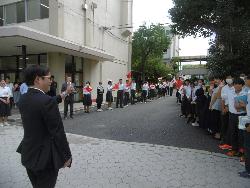 佛山市学生代表団来校