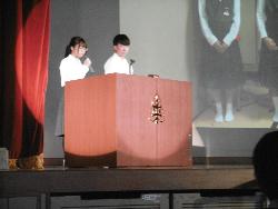 茶華道部の発表