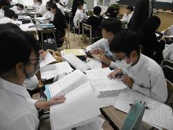 公開授業の様子（国語）
