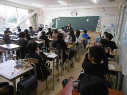 体験授業のようす（国語）