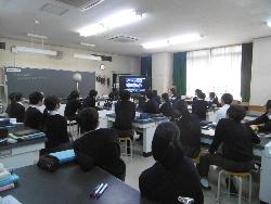 3年理科公開授業の様子