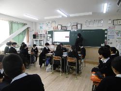 3年生社会公開授業の様子