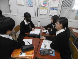 3年生社会公開授業の様子