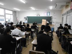 進路学習の様子
