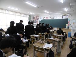 学活の様子（3年生）