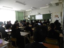始業式の様子
