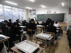 3年生受験準備の様子