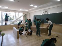 奉仕活動の様子