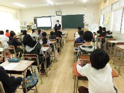 体験授業の様子（国語）