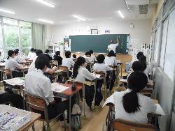 道徳の授業の様子（3年生）