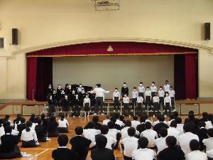 合唱コンクールリハーサル（2年生）