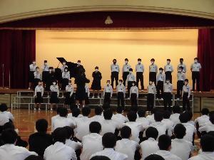 合唱コンクールリハーサル（3年生）