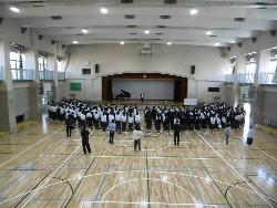 修学旅行に向けた取組（合唱練習）