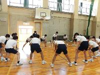 体育大会の学年練習（3年男子）
