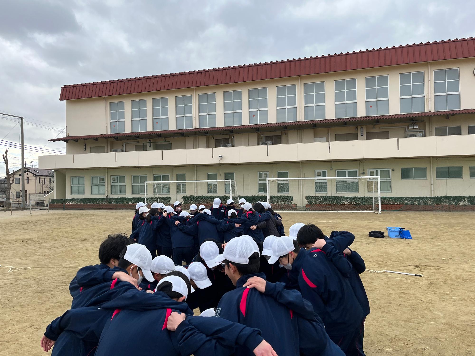 大縄円陣