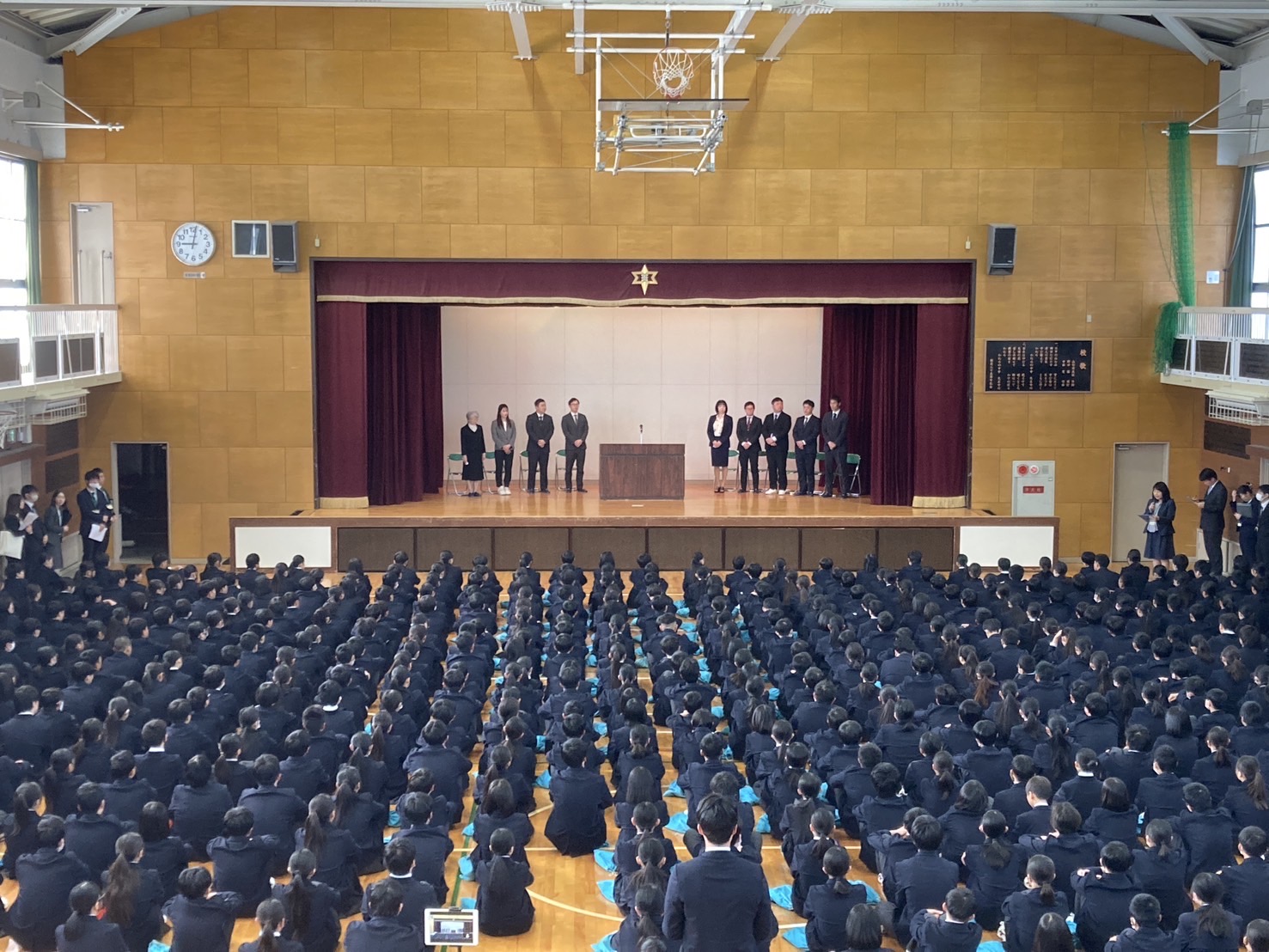 離任式