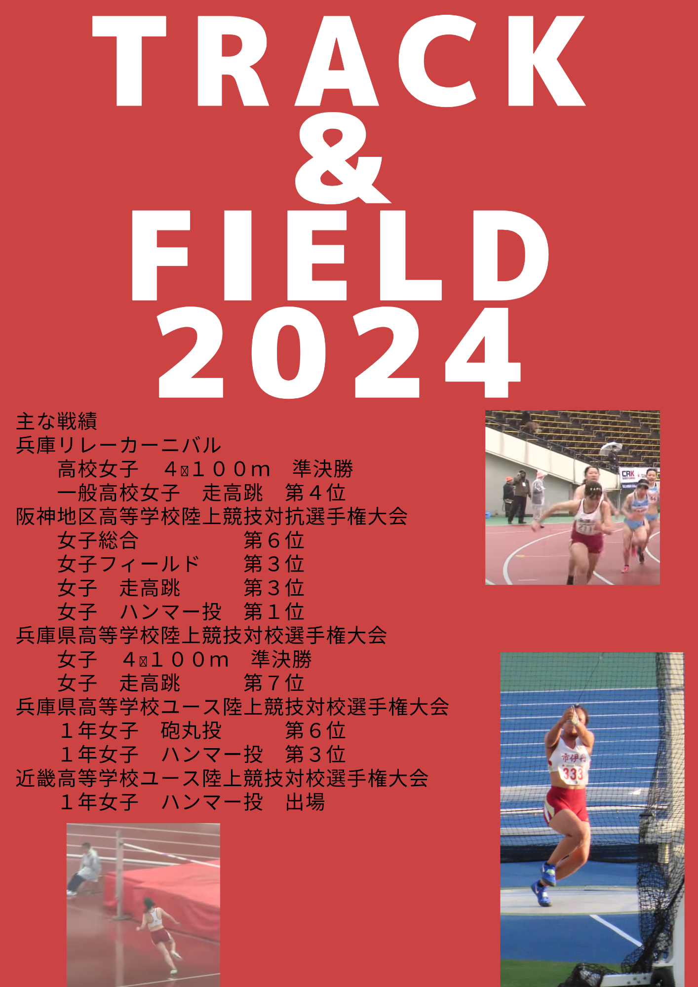 陸上競技部2024