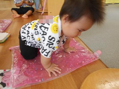 水納袋であそぶ
