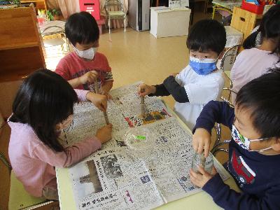 精米をしています