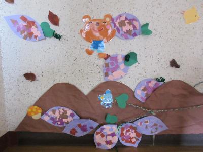みつばち組の子ども達のサツマイモの制作