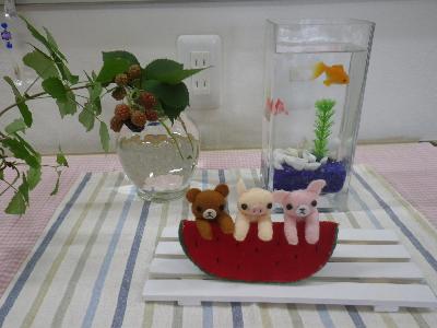 玄関 夏装飾