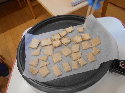 ホットプレートで焼く