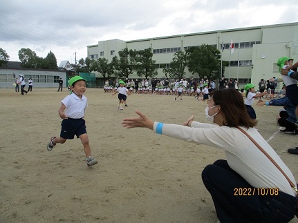 3歳児かけっこ