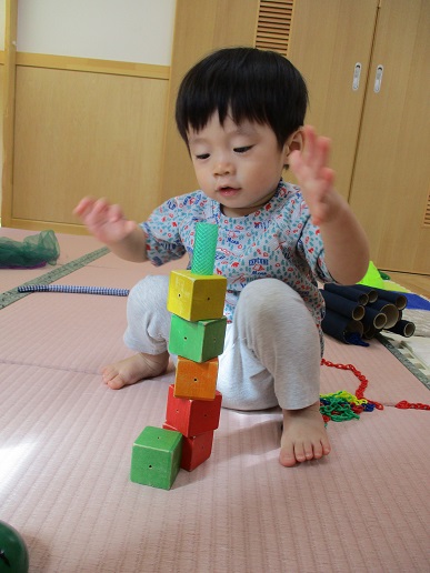 積む１