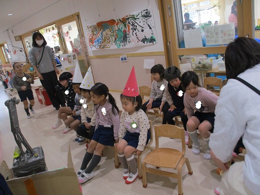 被ったまま