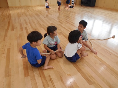 綱引きの作戦会議