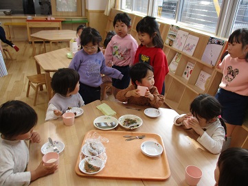 幼児クラスの子ども達