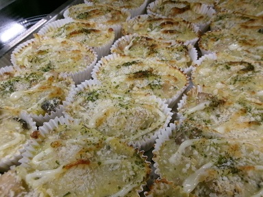 なかよしグラタンが焼きあがった様子