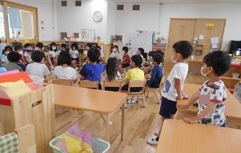にじ組の子どもと